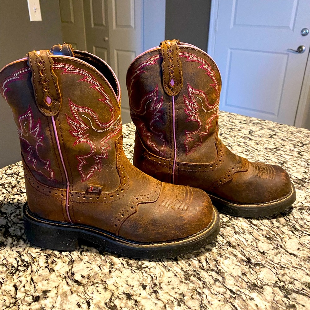 Justin steel toe boots